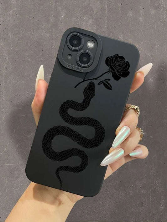 Black Snake iPhone Case