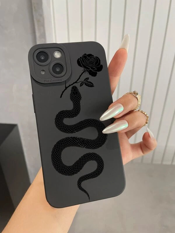 Black Snake iPhone Case